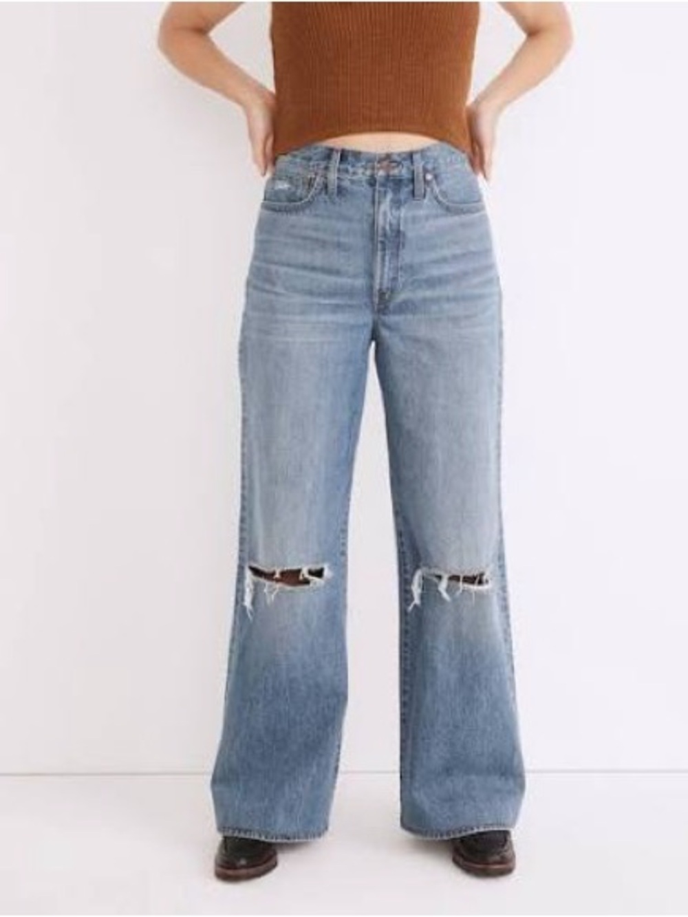 NWOT Madewell Super Wide Leg Jean Size 31